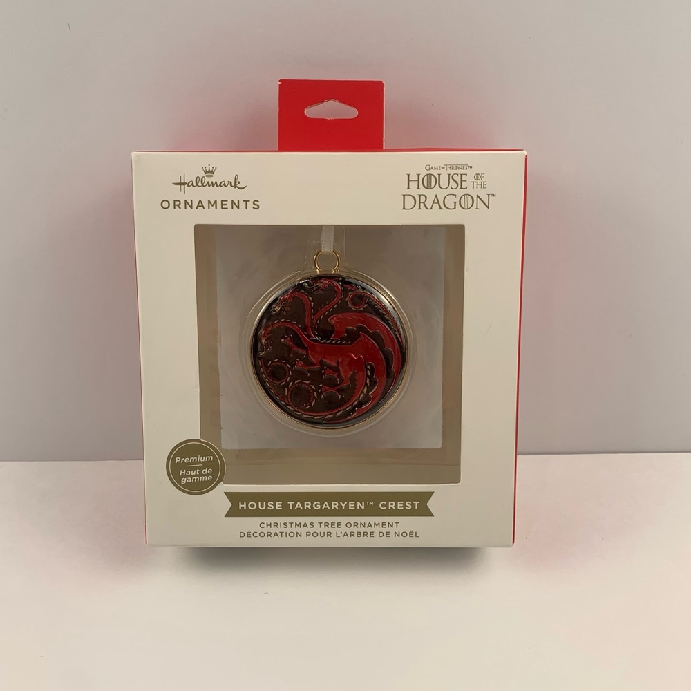 2023 Premium Hallmark Christmas ornament House Of The Dragon Targaryen Crest